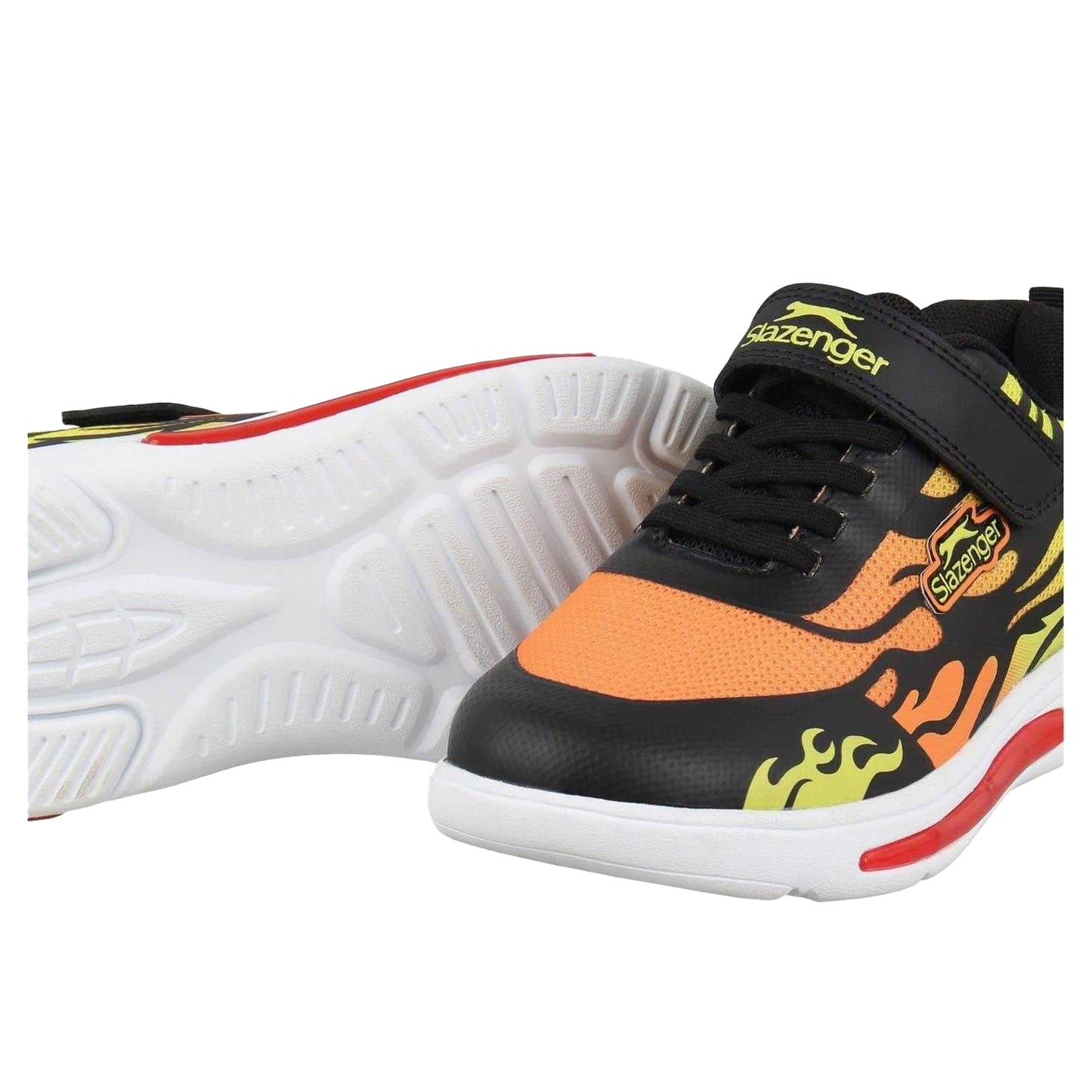 Red - Lifestyle - Slazenger Childrens-Kids Go 2.0 Light Up Trainers