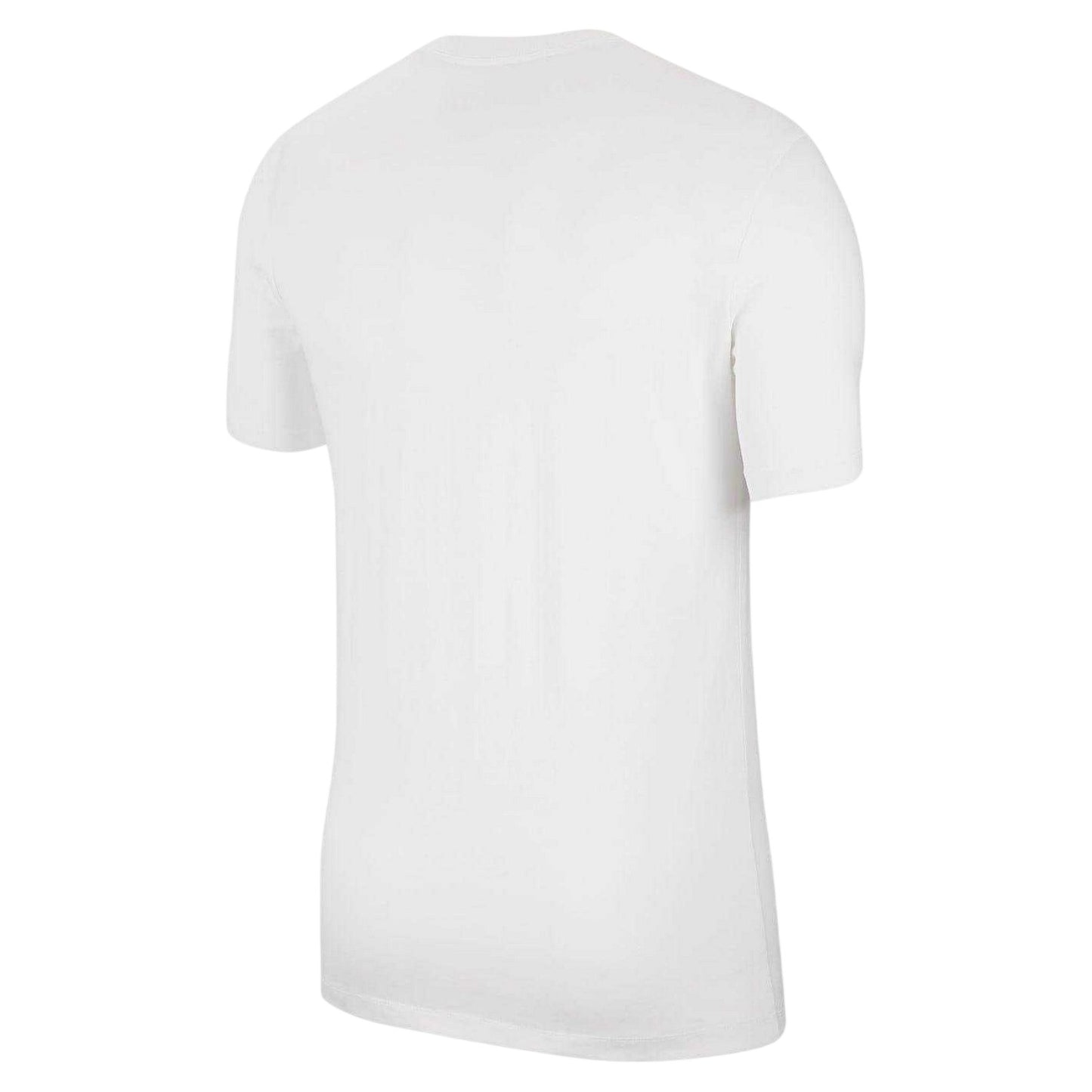 White-Black - Front - Nike Mens Futura Chest Logo T-Shirt