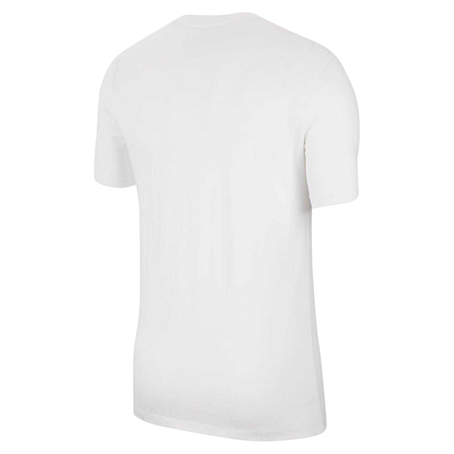 White-Black - Front - Nike Mens Futura Chest Logo T-Shirt
