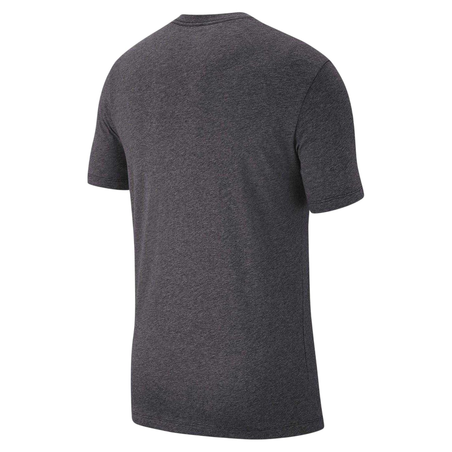 Grey-Black - Back - Nike Mens Futura Chest Logo T-Shirt