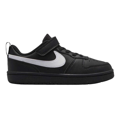 Black-White - Front - Nike Boys Court Borough Cupsole Trainers