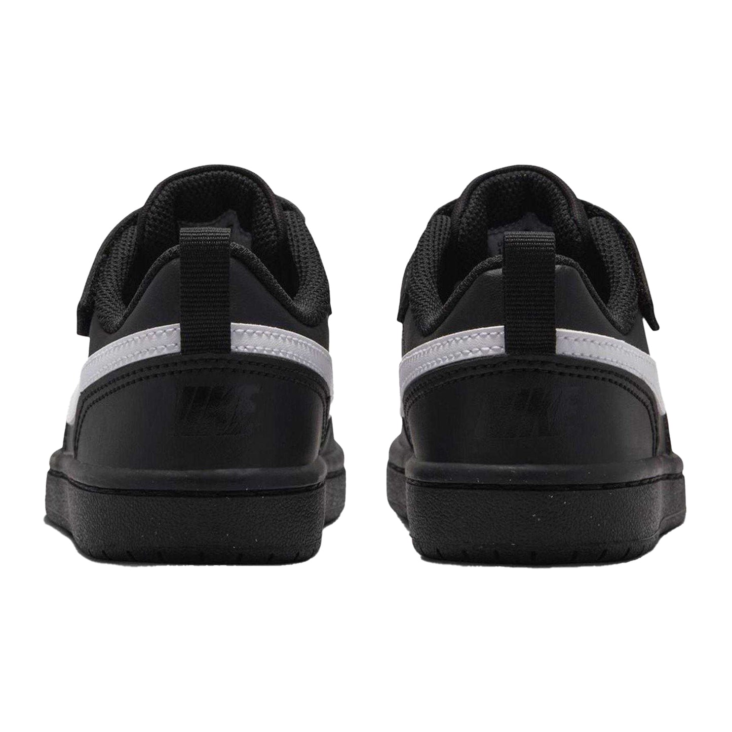 Black-White - Back - Nike Boys Court Borough Cupsole Trainers