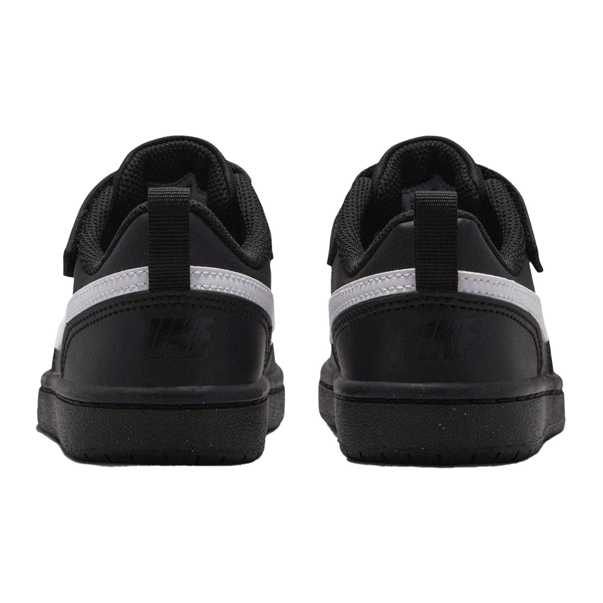 Black-White - Back - Nike Boys Court Borough Cupsole Trainers