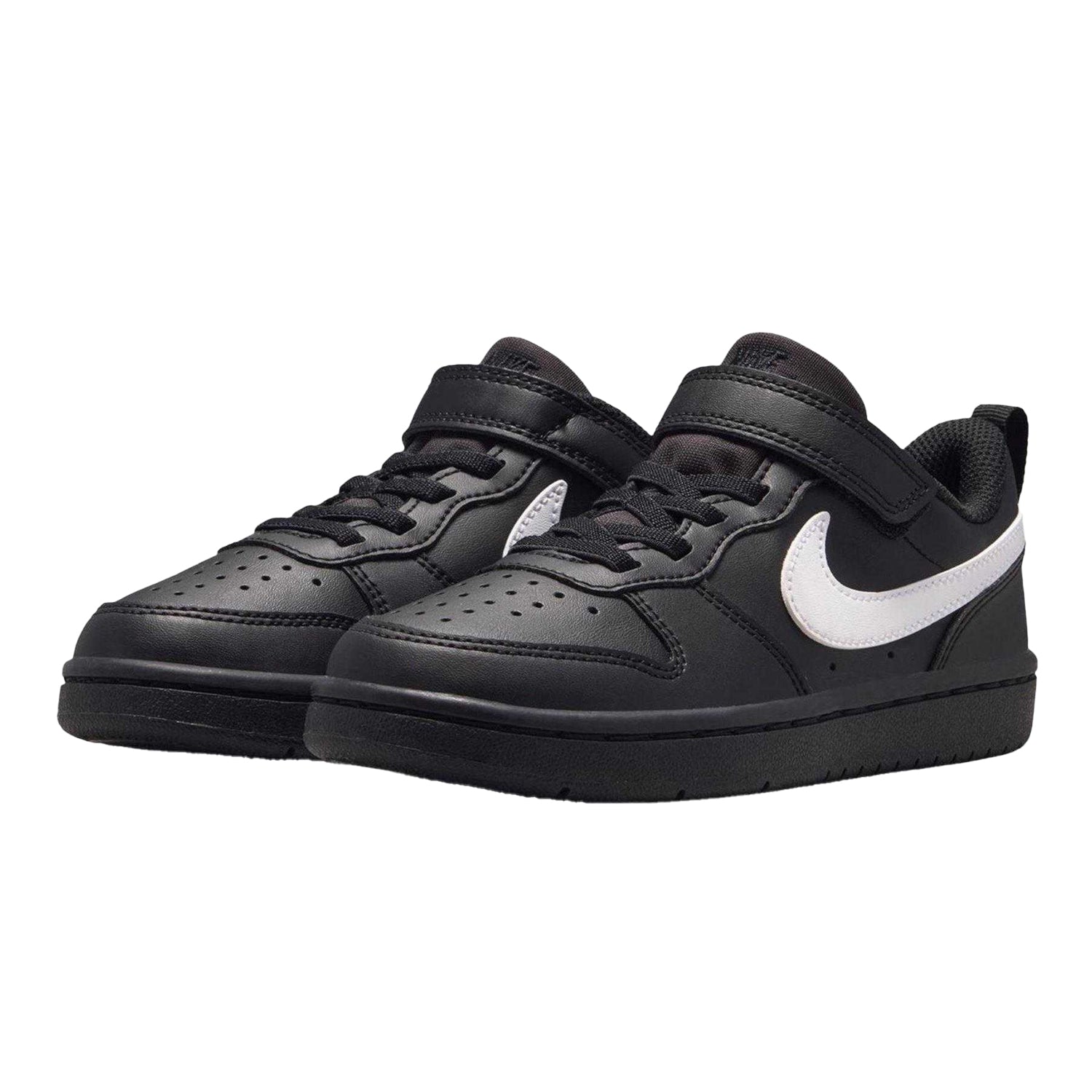 Black-White - Lifestyle - Nike Boys Court Borough Cupsole Trainers