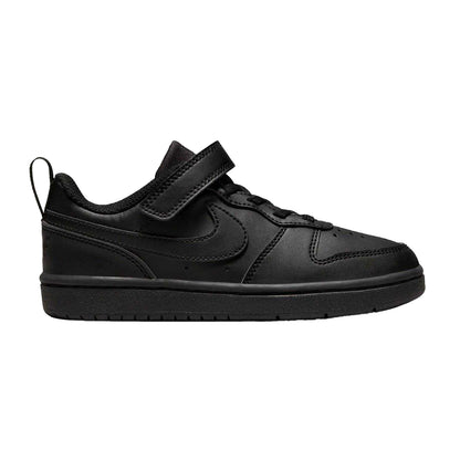 Black - Front - Nike Boys Court Borough Cupsole Trainers