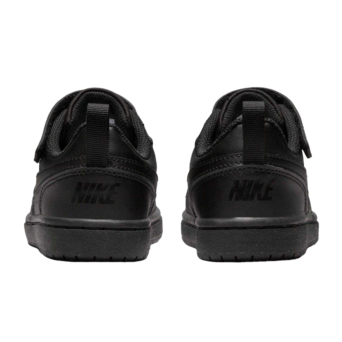 Black - Back - Nike Boys Court Borough Cupsole Trainers