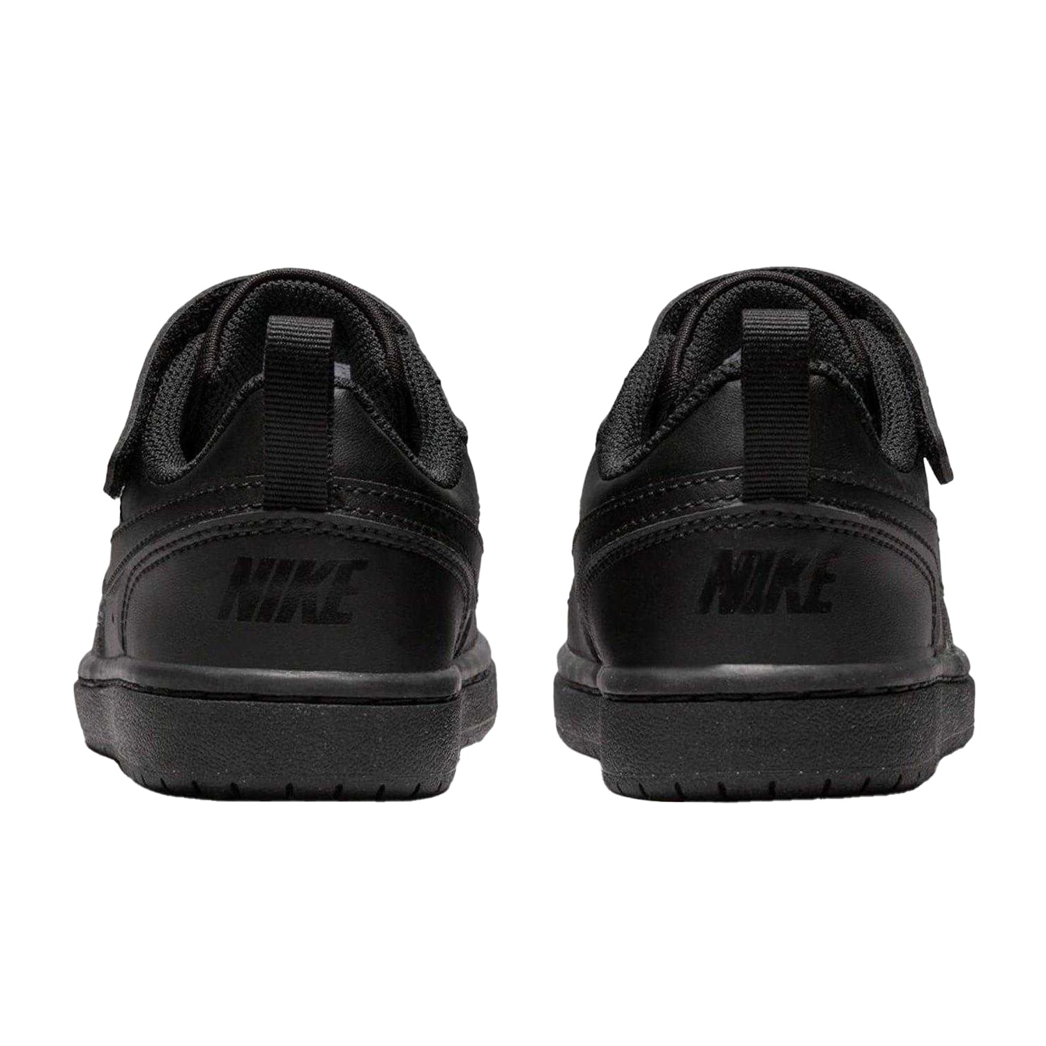 Black - Back - Nike Boys Court Borough Cupsole Trainers
