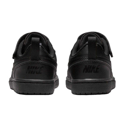 Black - Back - Nike Boys Court Borough Cupsole Trainers