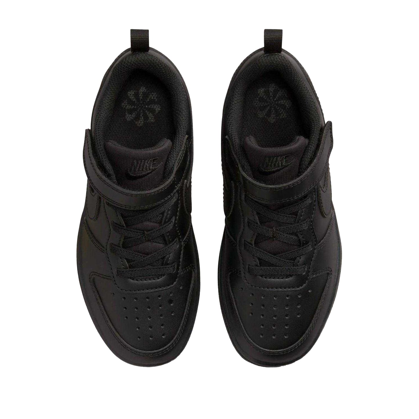 Black - Lifestyle - Nike Boys Court Borough Cupsole Trainers