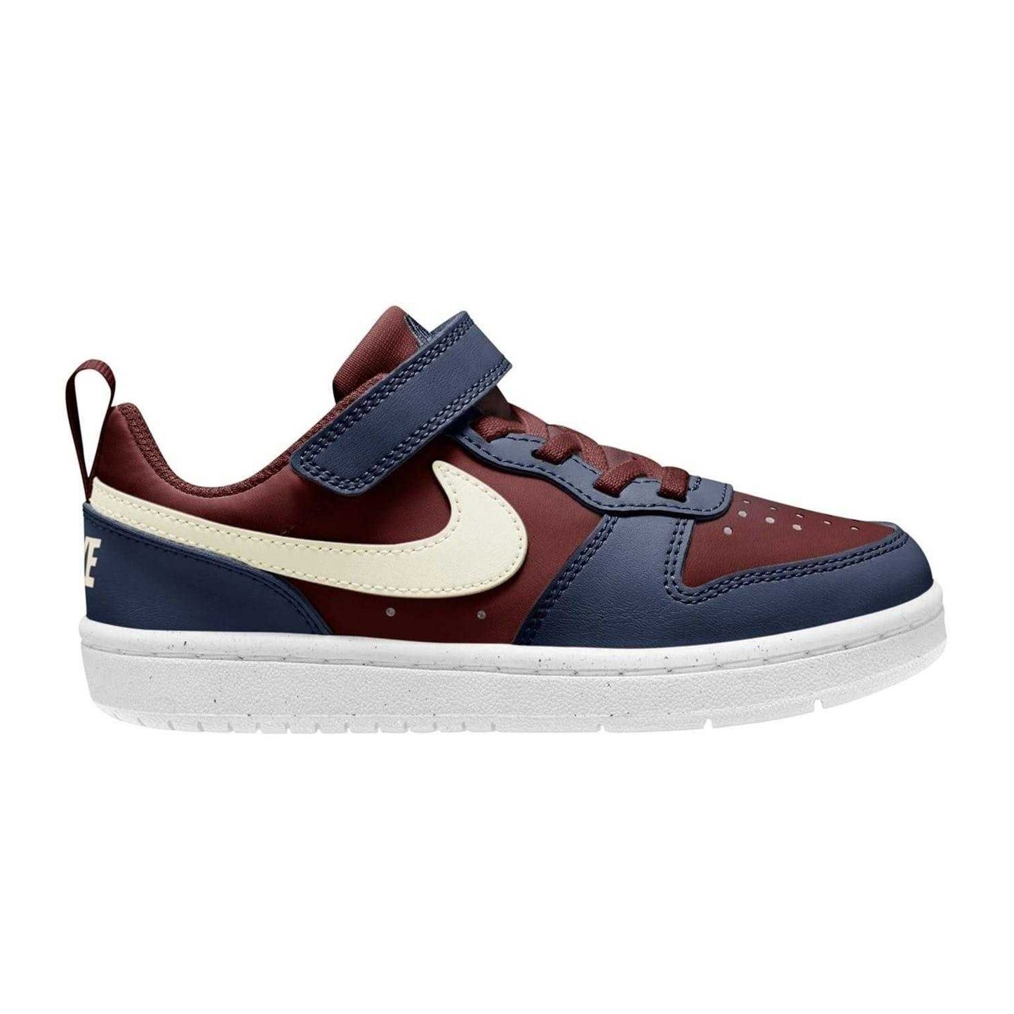 Red-Blue Black - Front - Nike Boys Court Borough Cupsole Trainers