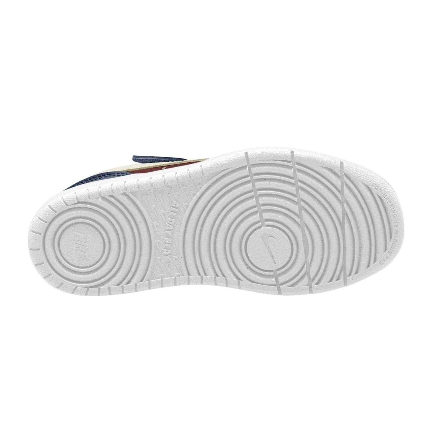 Red-Blue Black - Lifestyle - Nike Boys Court Borough Cupsole Trainers