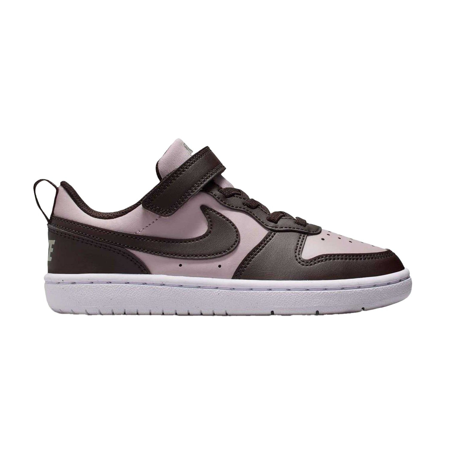 Rose-Brown - Front - Nike Boys Court Borough Cupsole Trainers