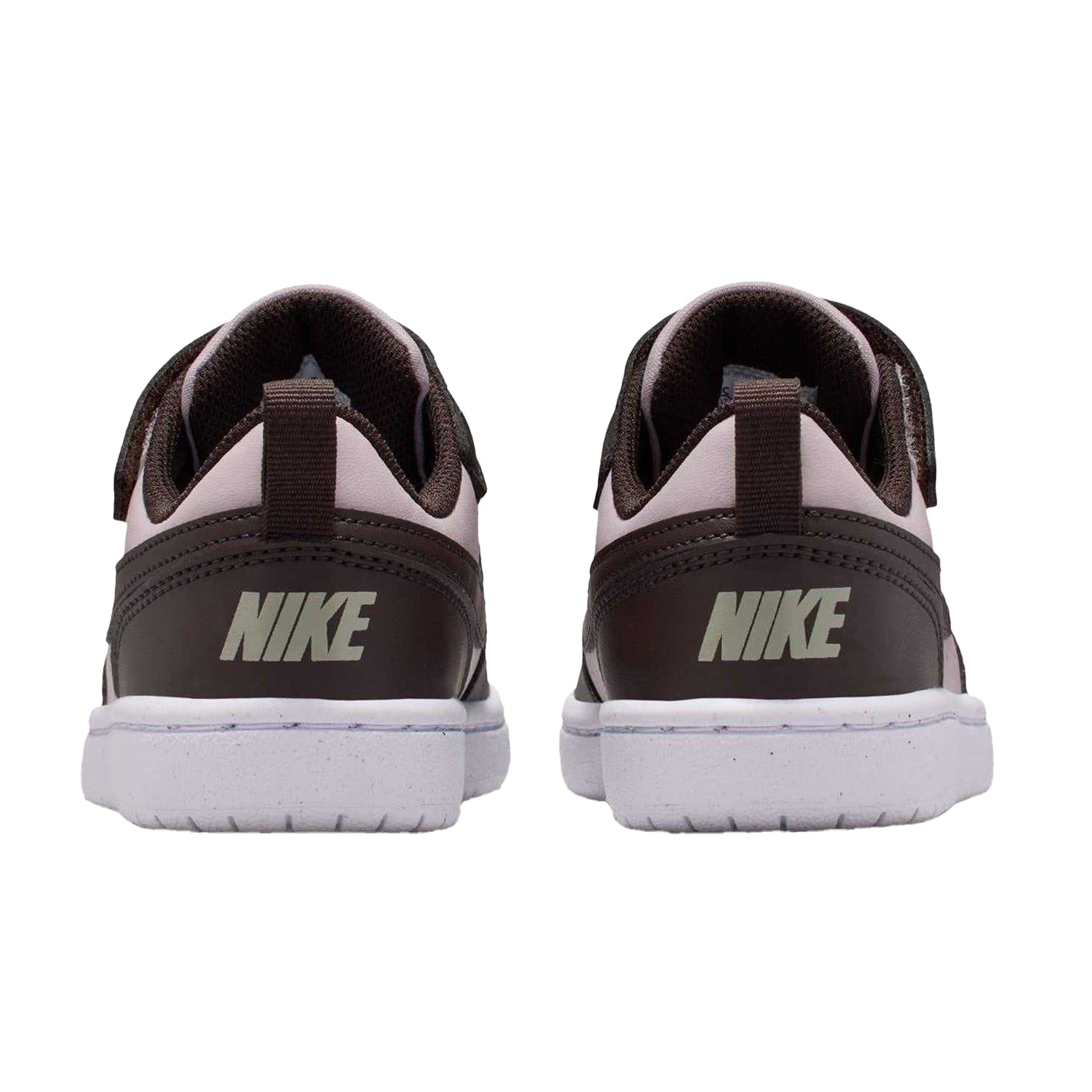 Rose-Brown - Back - Nike Boys Court Borough Cupsole Trainers