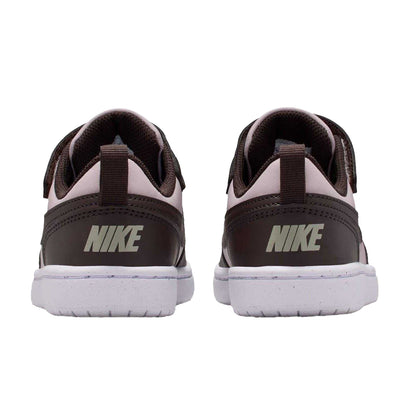 Rose-Brown - Back - Nike Boys Court Borough Cupsole Trainers