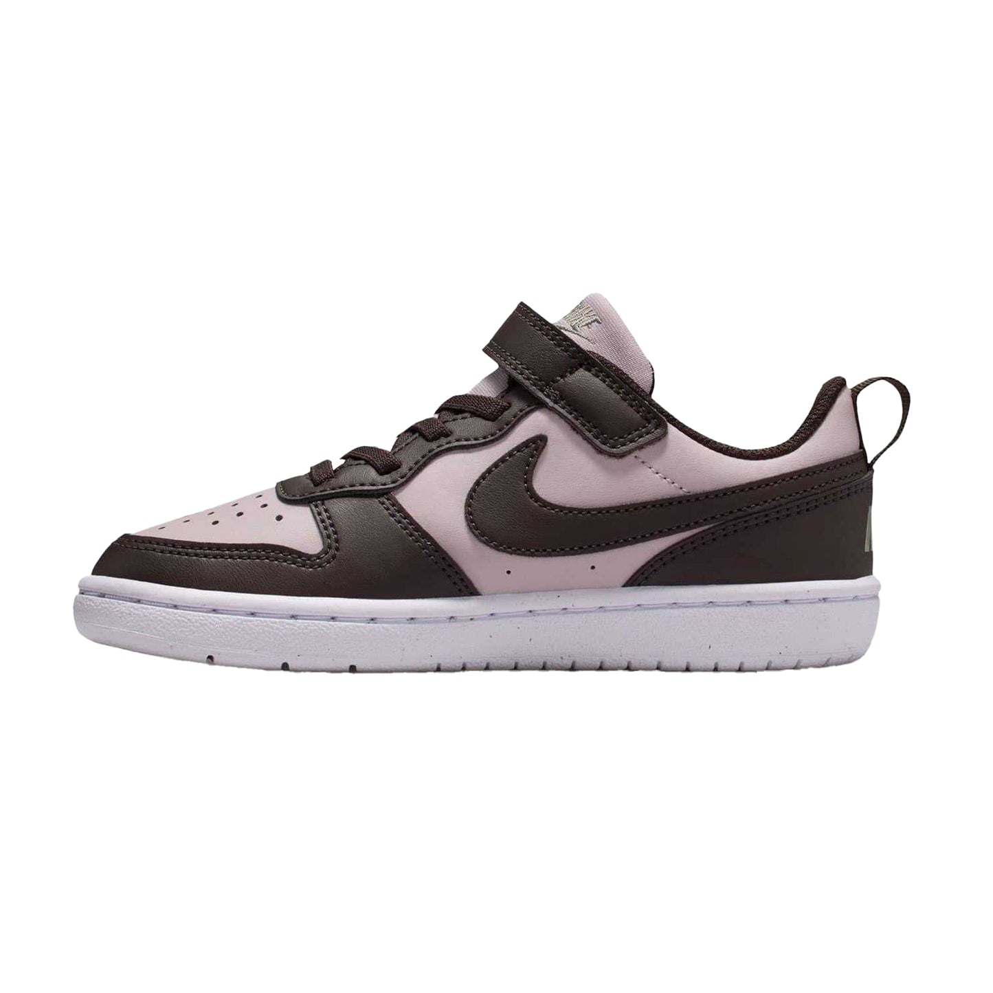 Rose-Brown - Side - Nike Boys Court Borough Cupsole Trainers