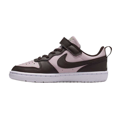 Rose-Brown - Side - Nike Boys Court Borough Cupsole Trainers
