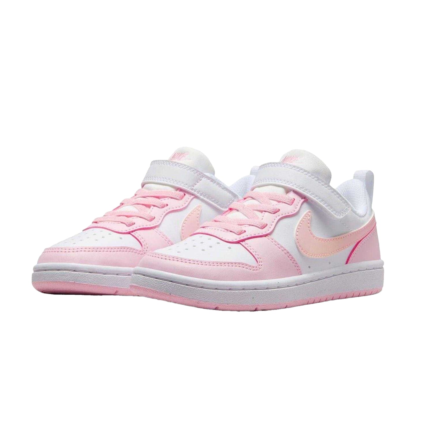 White-Pink - Lifestyle - Nike Boys Court Borough Cupsole Trainers