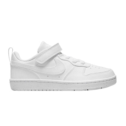 White - Front - Nike Boys Court Borough Cupsole Trainers