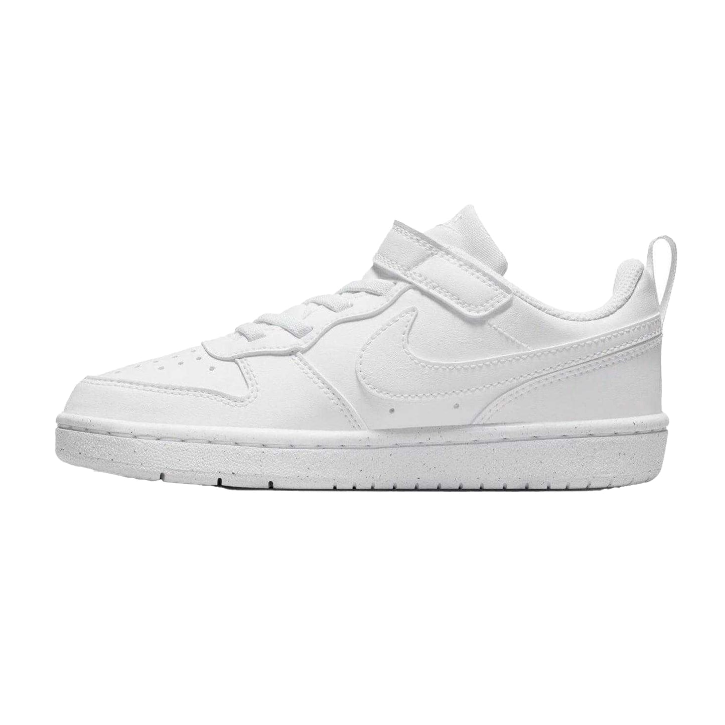 White - Side - Nike Boys Court Borough Cupsole Trainers