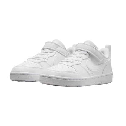 White - Lifestyle - Nike Boys Court Borough Cupsole Trainers