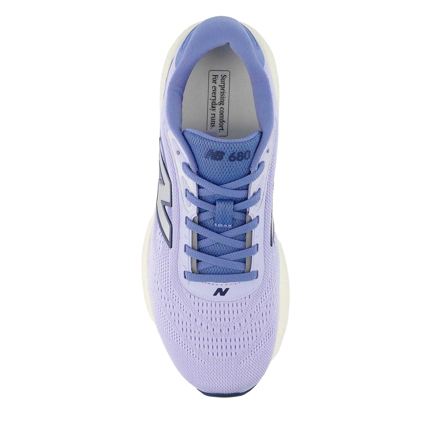 Blue-White - Side - New Balance Womens-Ladies 680 Shoes