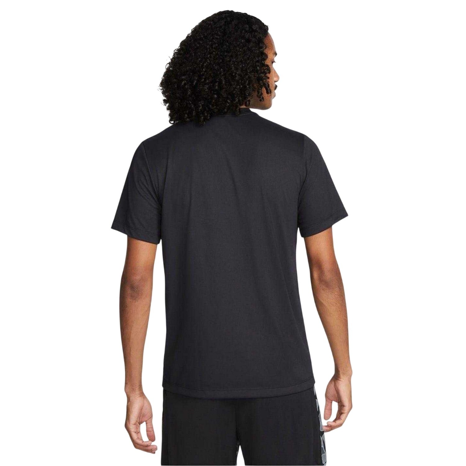 Black-Silver - Back - Nike Mens Legend Swoosh Dri-FIT T-Shirt
