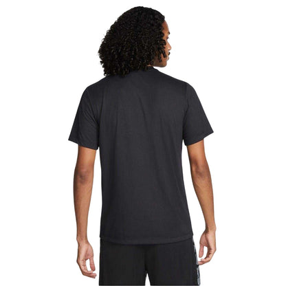 Black-Silver - Back - Nike Mens Legend Swoosh Dri-FIT T-Shirt