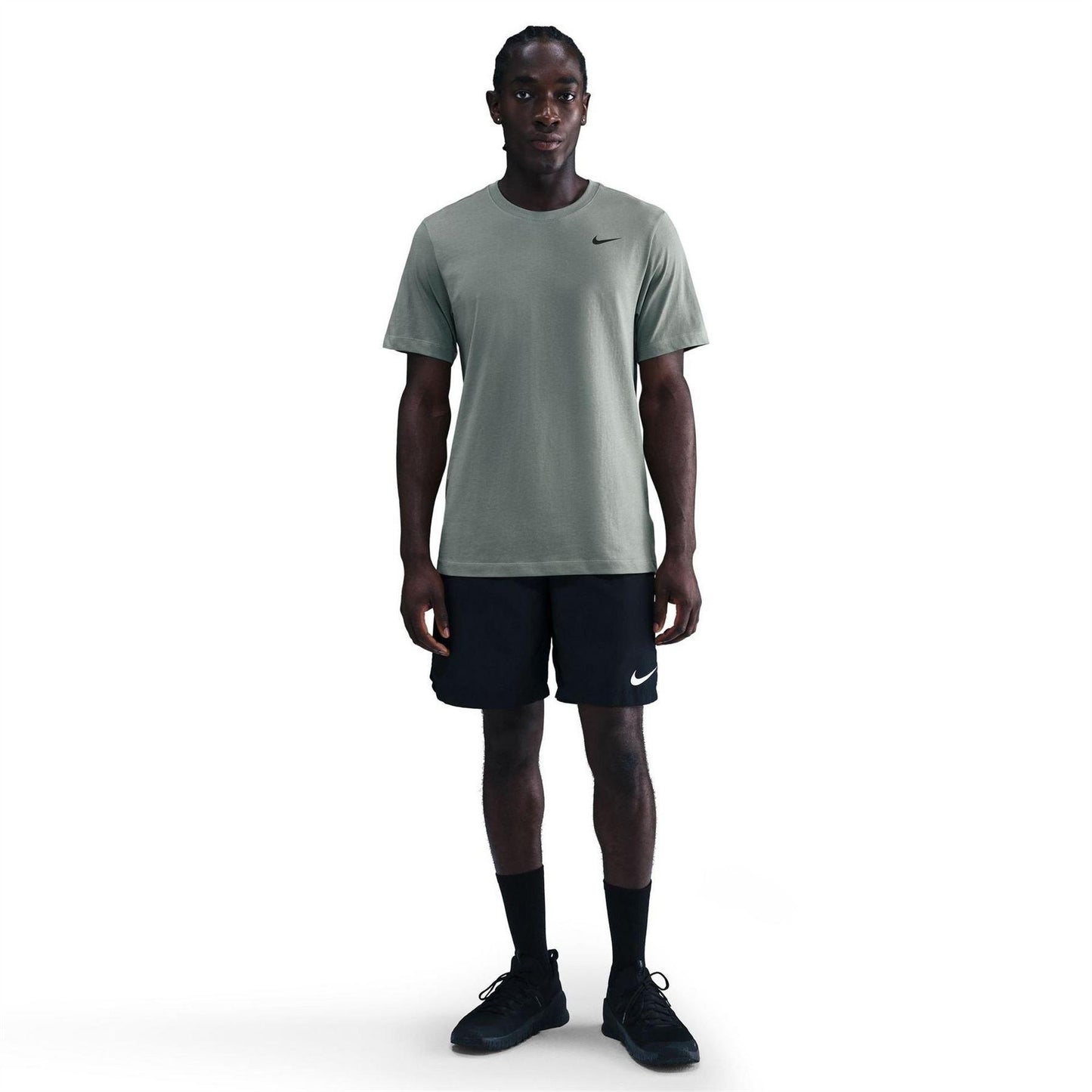 Green Clay - Side - Nike Mens Legend Swoosh Dri-FIT T-Shirt