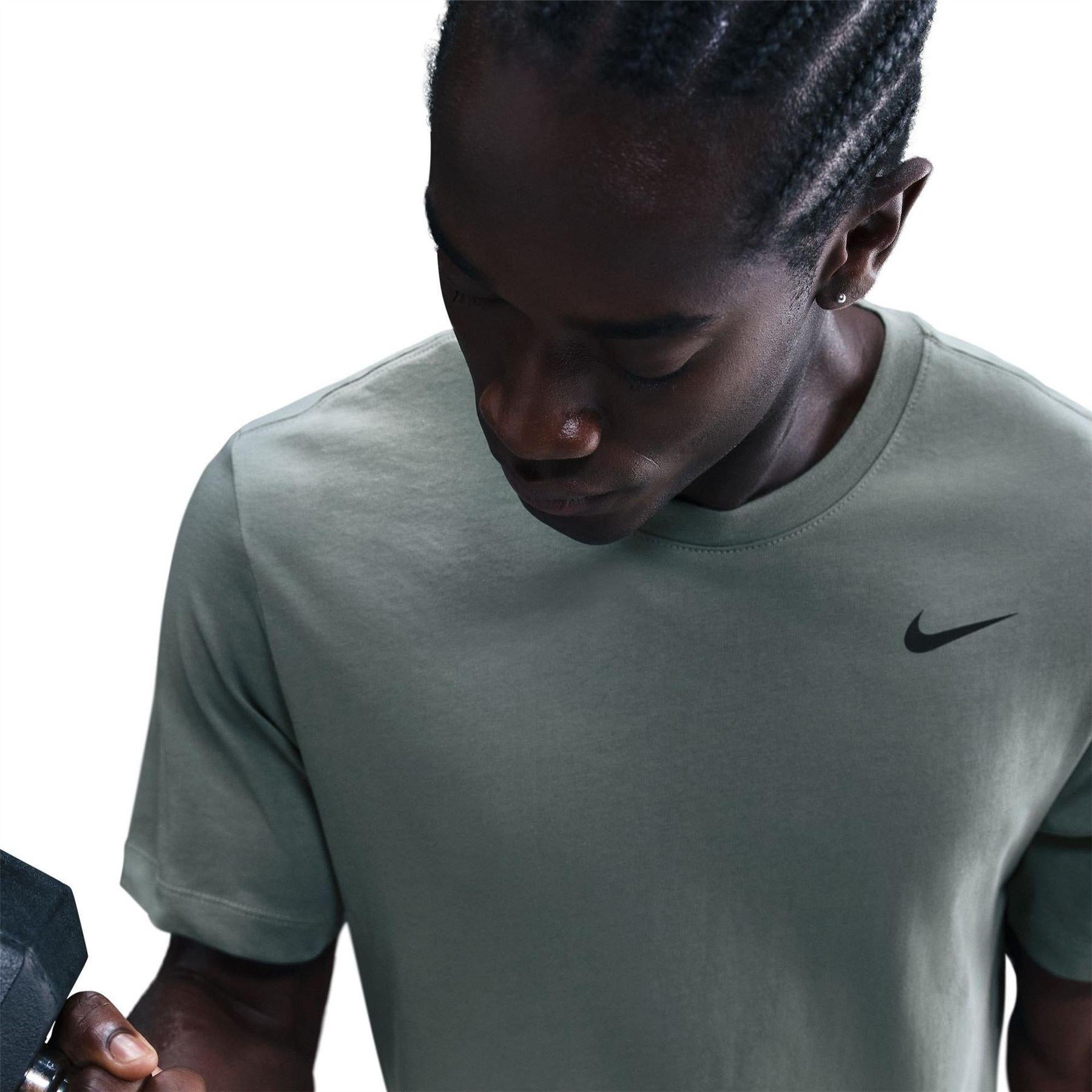 Green Clay - Pack Shot - Nike Mens Legend Swoosh Dri-FIT T-Shirt