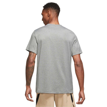 Grey-Silver - Back - Nike Mens Legend Swoosh Dri-FIT T-Shirt