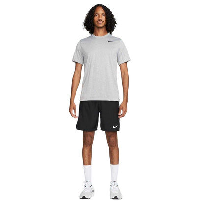 Grey-Silver - Side - Nike Mens Legend Swoosh Dri-FIT T-Shirt