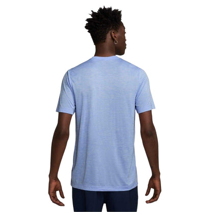 Silver - Back - Nike Mens Legend Swoosh Dri-FIT T-Shirt