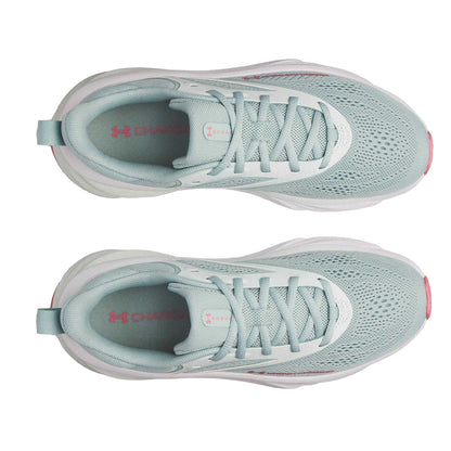 Blue-Green-Pink - Side - Under Armour Womens-Ladies Rogue 6 Trainers