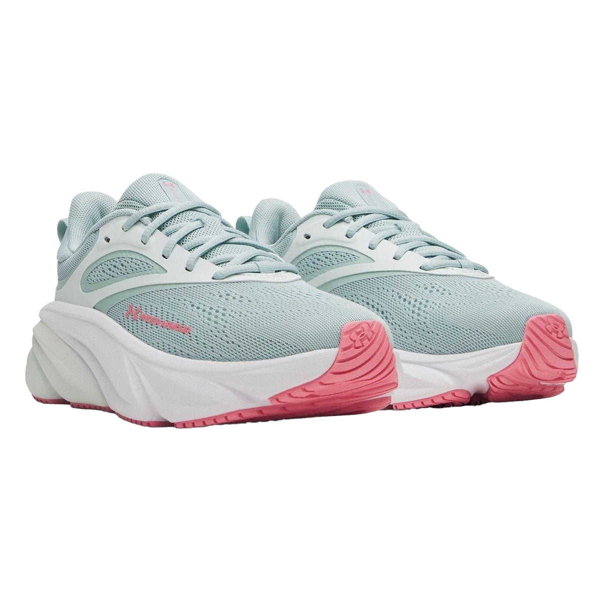 Blue-Green-Pink - Pack Shot - Under Armour Womens-Ladies Rogue 6 Trainers