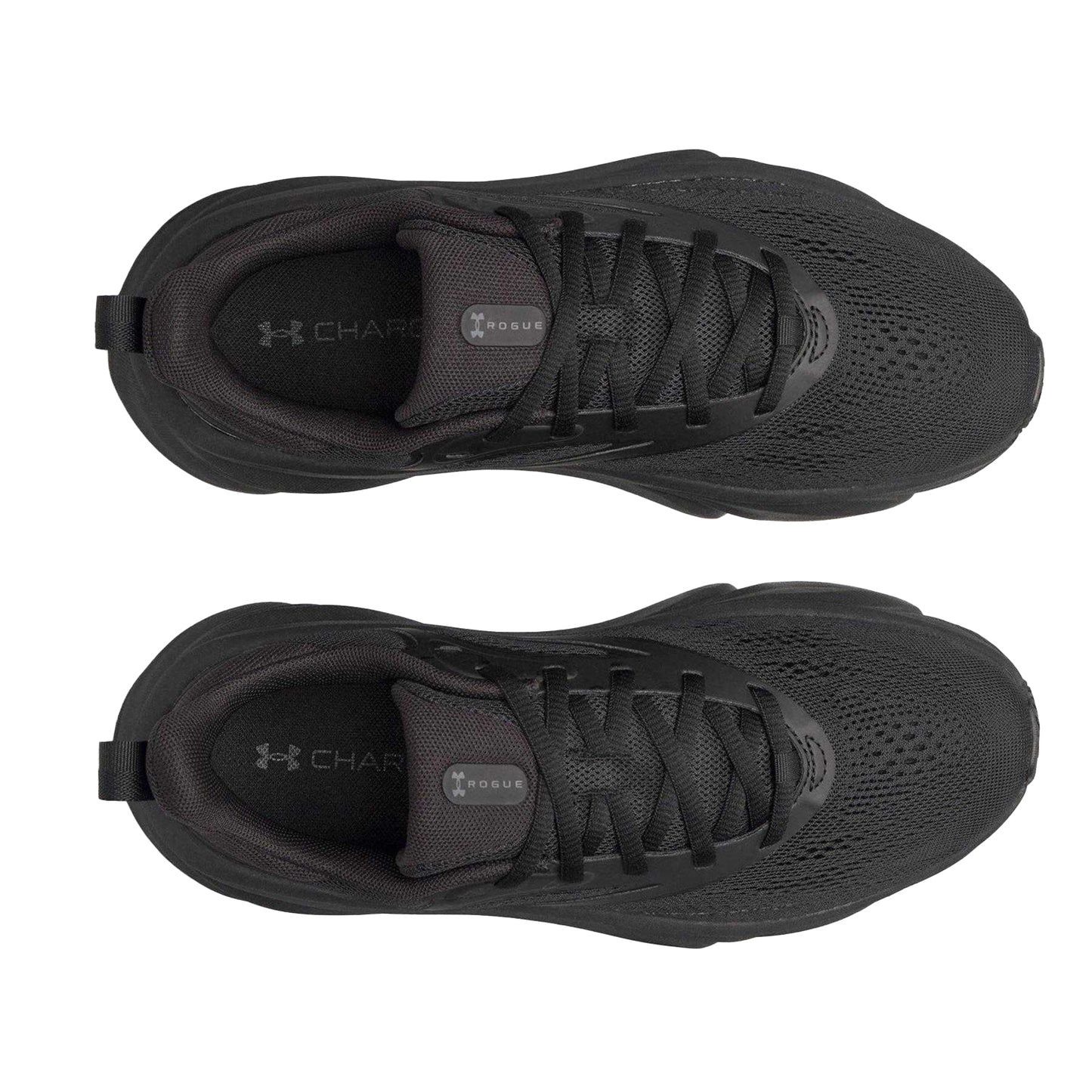 Black-Pink-White - Front - Under Armour Womens-Ladies Rogue 6 Trainers