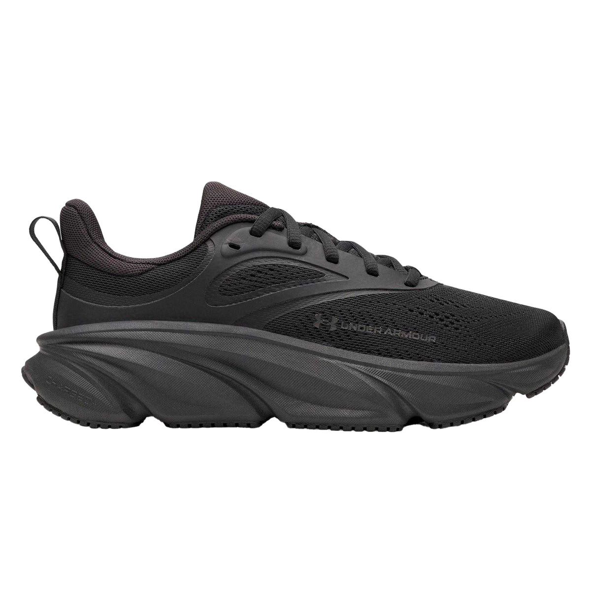 Black - Front - Under Armour Womens-Ladies Rogue 6 Trainers