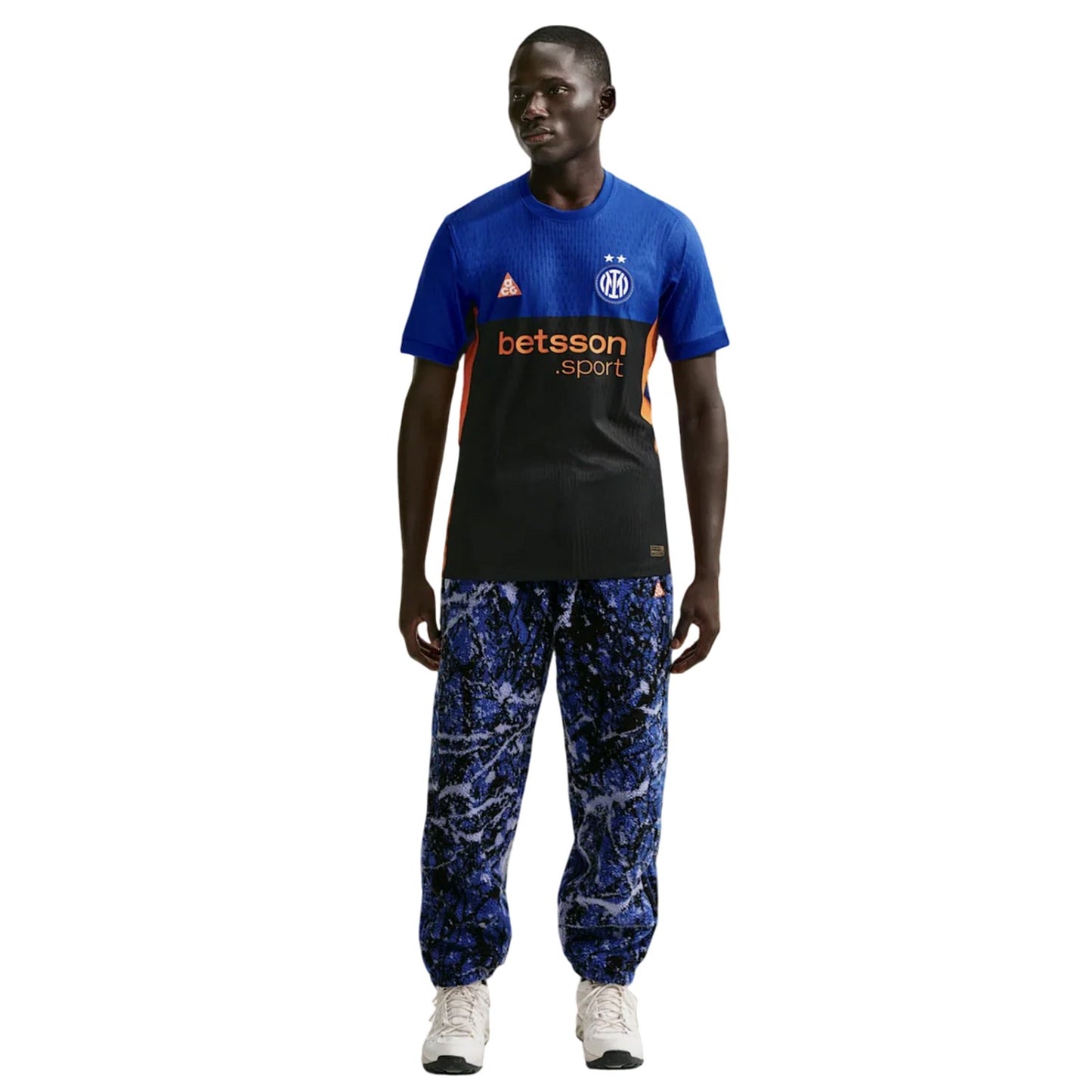 Blue-Black - Side - Nike Mens Inter Milan FC Dri-FIT Jersey