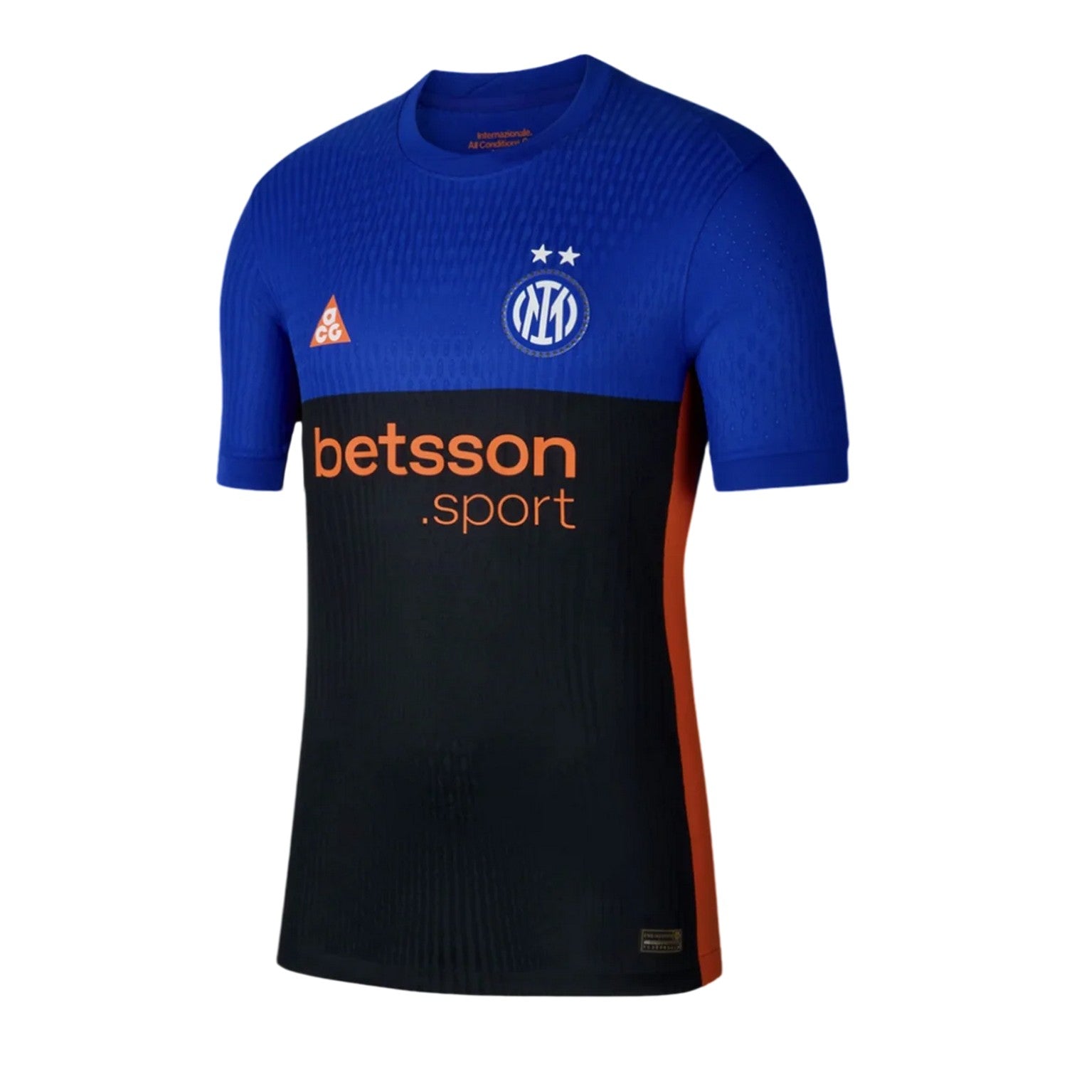Blue-Black - Front - Nike Mens Inter Milan FC Dri-FIT Jersey