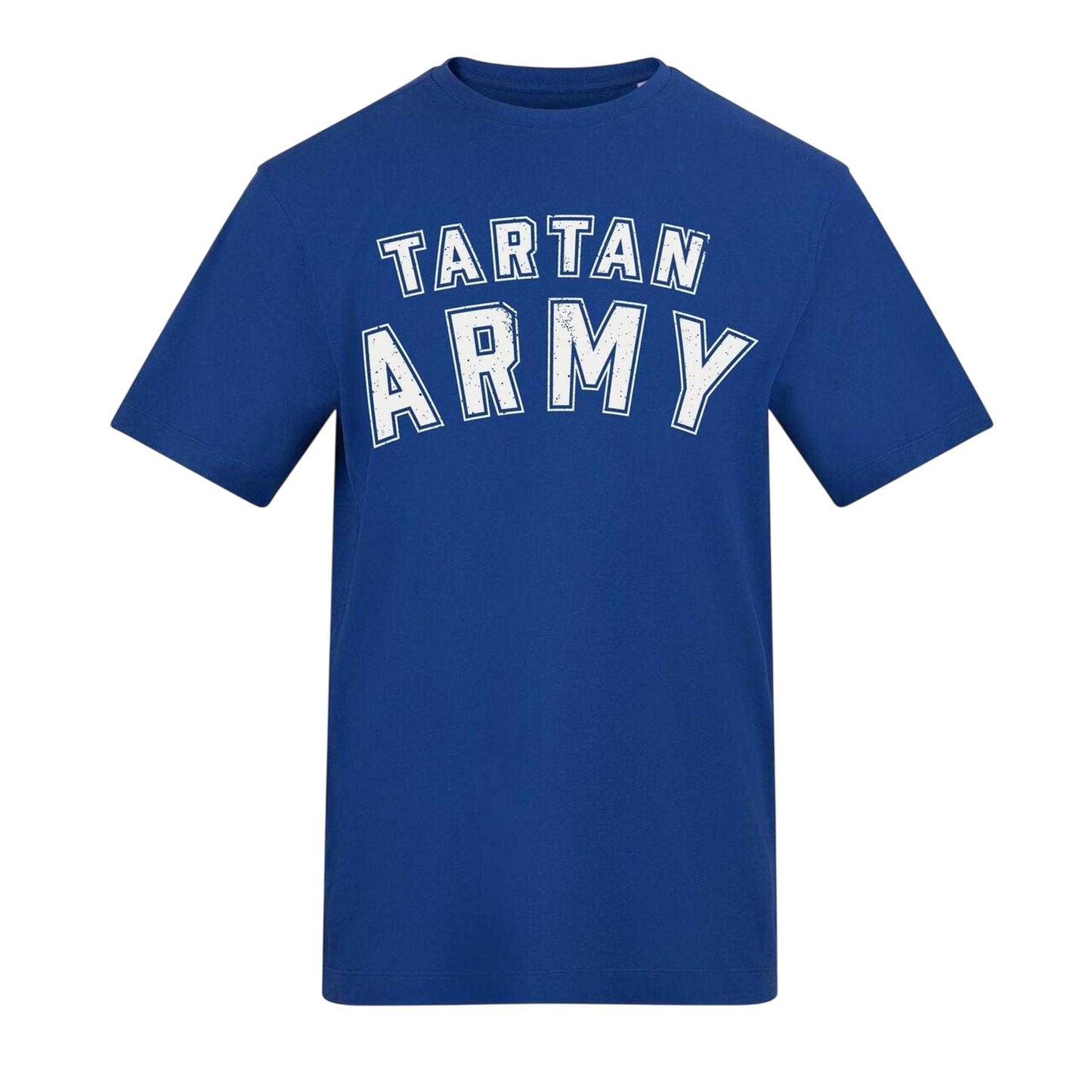 Blue - Front - AWD Mens Tartan Army Scotland T-Shirt