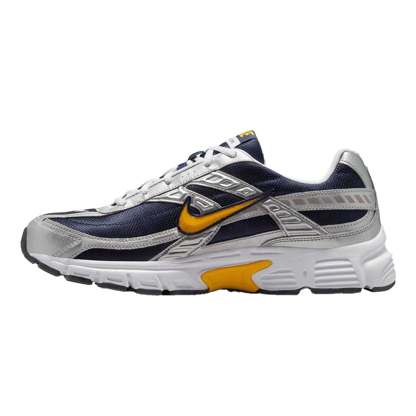 Blue-Gold - Side - Nike Mens Initiator Mesh Trainers