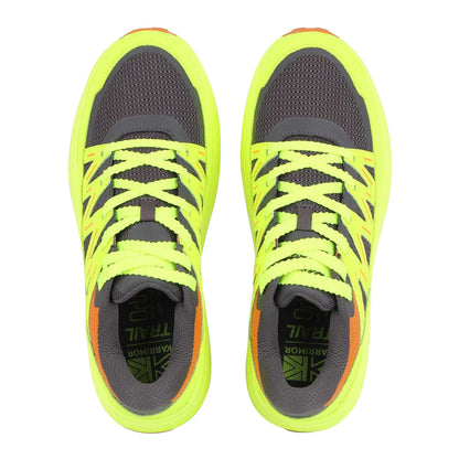 Grey-Yellow - Side - Karrimor Mens Ortholite Trainers