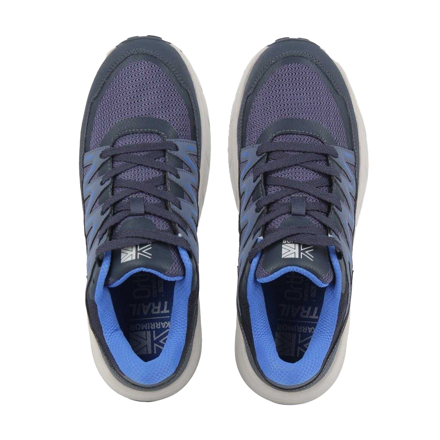 Navy - Side - Karrimor Mens Ortholite Trainers