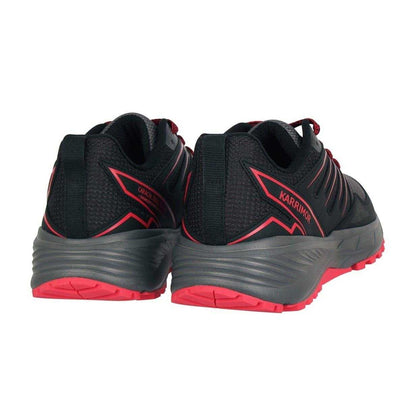 Black-Grey-Red - Back - Karrimor Mens Ortholite Trainers