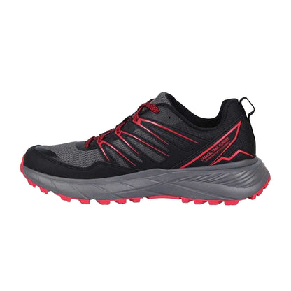 Black-Grey-Red - Side - Karrimor Mens Ortholite Trainers