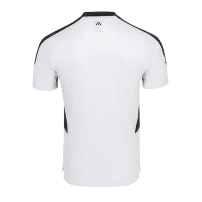 White - Back - KooGa Mens Panels Crew Neck T-Shirt