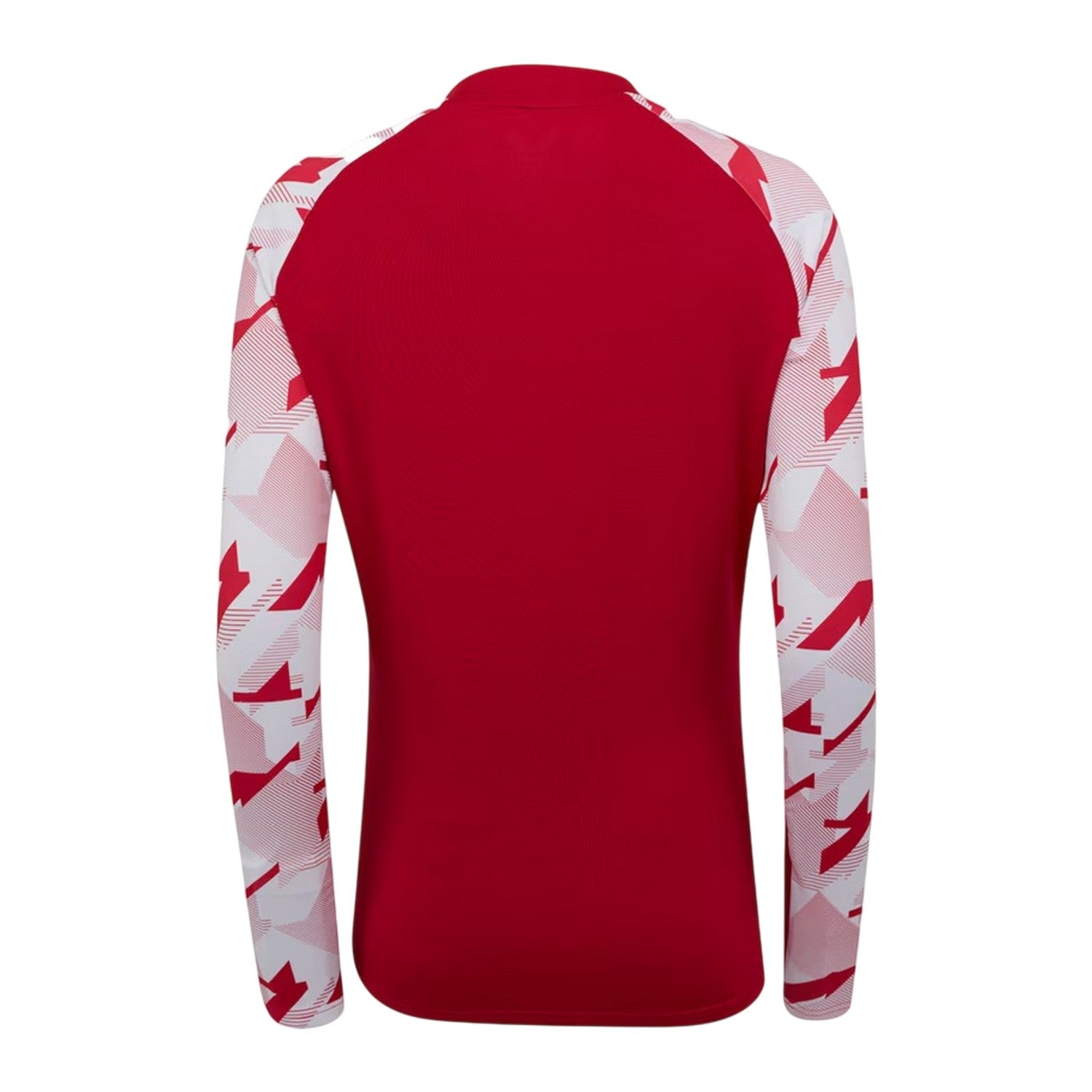 Red-White - Back - Castore Womens-Ladies England Red Roses Drill Top