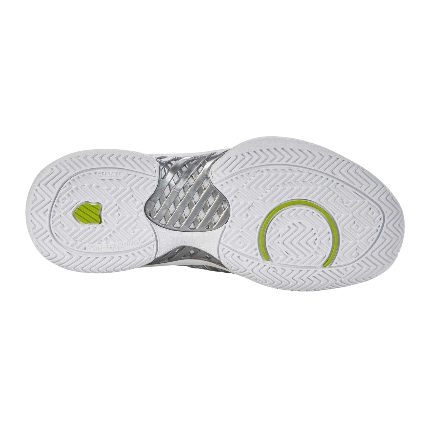 Gray Dawn-White-Green - Lifestyle - K-Swiss Womens-Ladies Express Light 3 Tennis Shoes