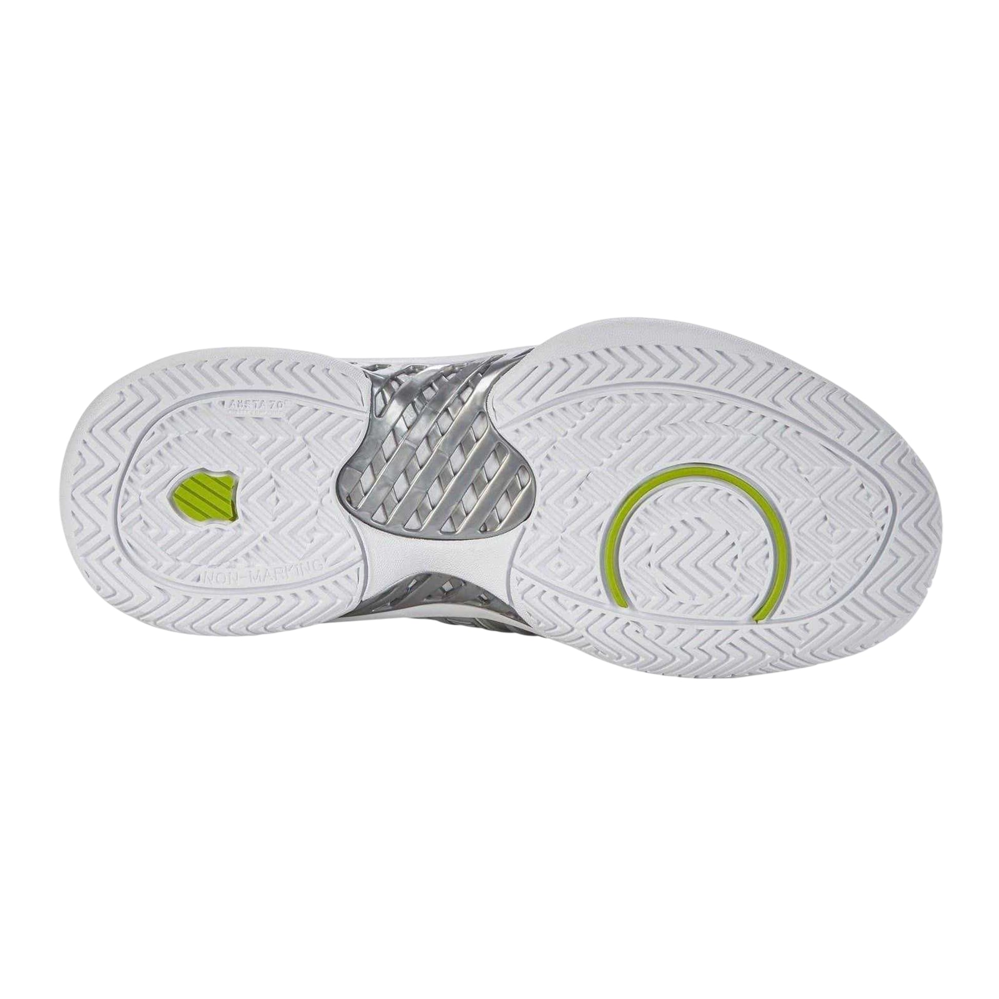 Gray Dawn-White-Green - Lifestyle - K-Swiss Womens-Ladies Express Light 3 Tennis Shoes