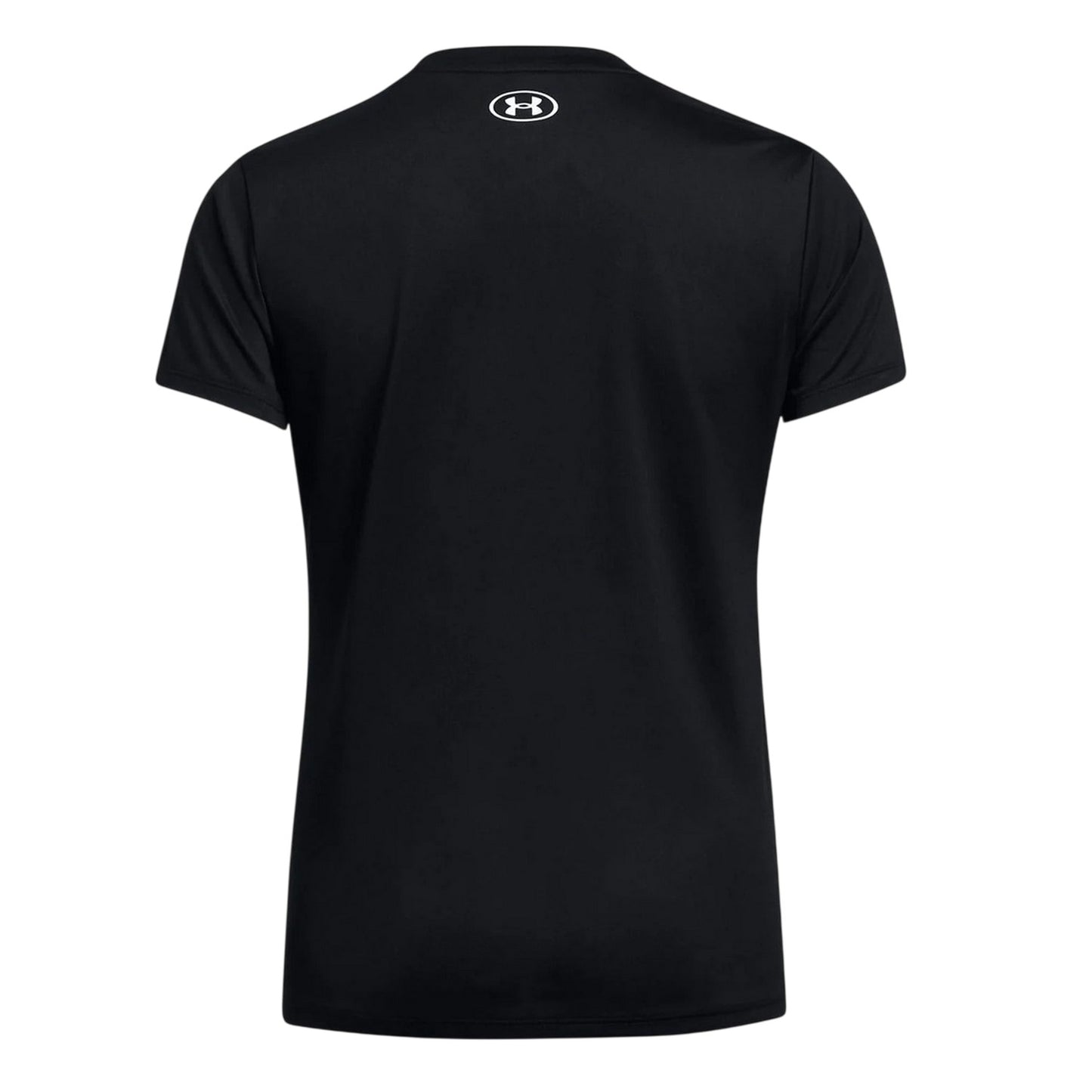 Black - Back - Under Armour Womens-Ladies V Neck T-Shirt