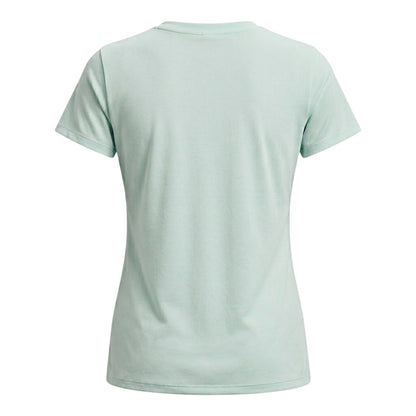 Mint - Back - Under Armour Womens-Ladies V Neck T-Shirt